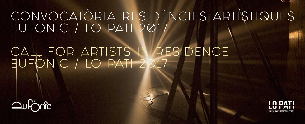 Convocatòria residències artístiques Eufònic 2017