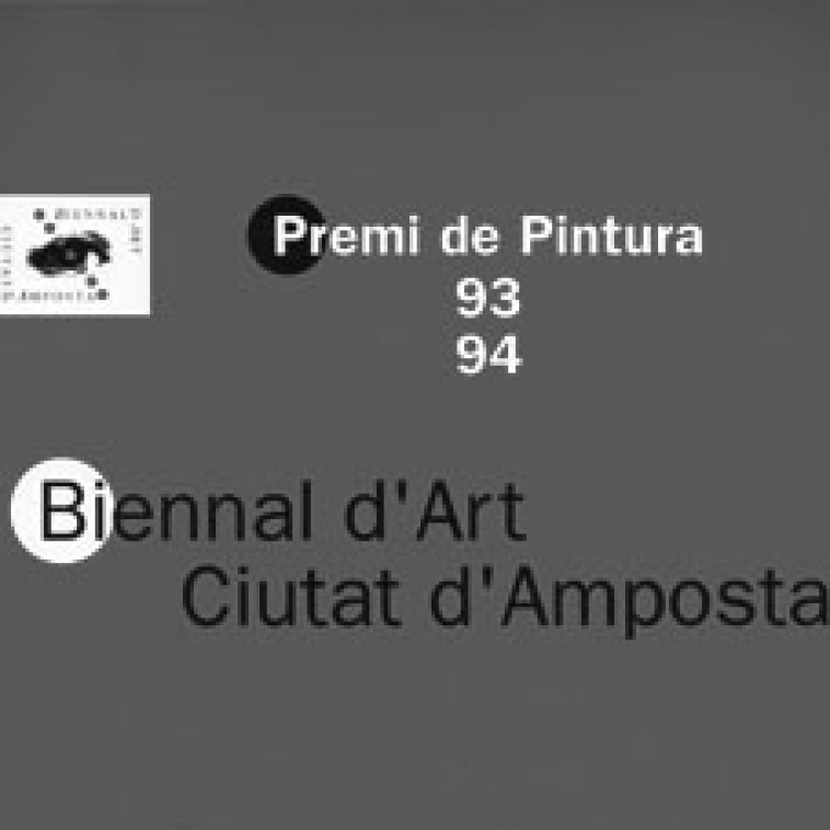 BIAM 1993.  “Premio Biennal de Arte Ciudad de Amposta 1993”