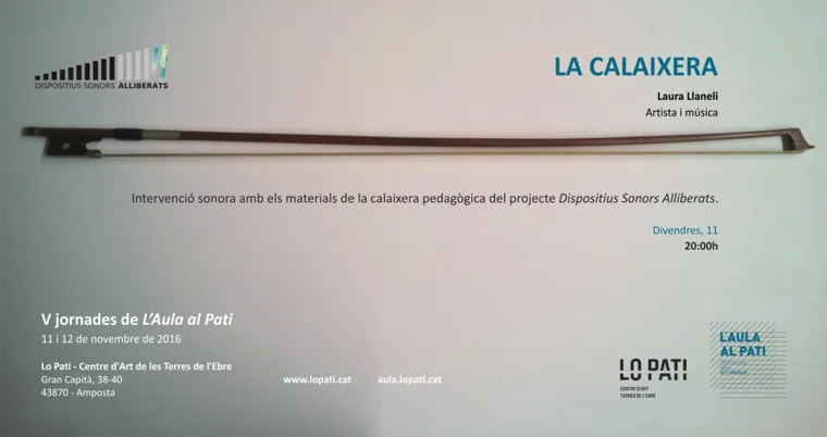 Laura Llaneli intervé la calaixera sonora DSA