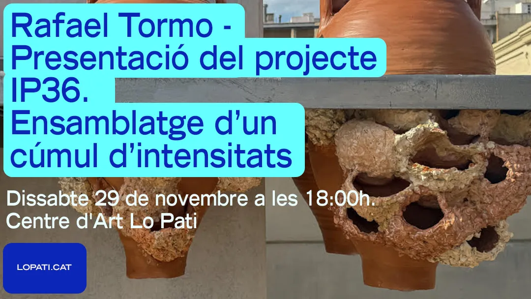 Presentació del projecte IP36. Ensamblatge d'un cúmul d'intensitats amb Rafael Tormo