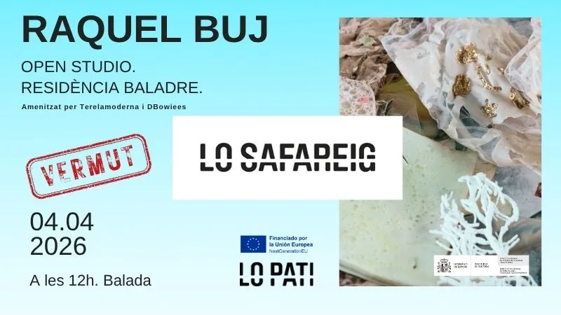 Open Studio / Vermut amb Raquel Buj