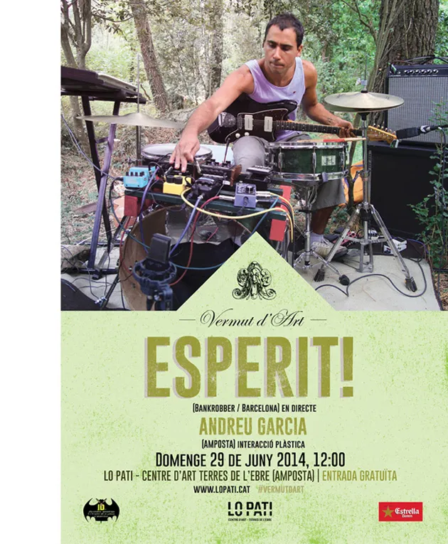 Vermut d’Art: música + interacció plàstica: Esperit! + Andreu Garcia