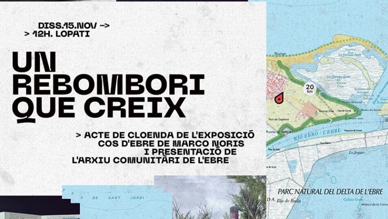 Un rebombori que creix, cloenda de l’exposició Cos d’Ebre de Marco Noris