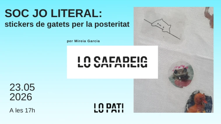 Soc jo literal: stickers de gatets per a la posteritat